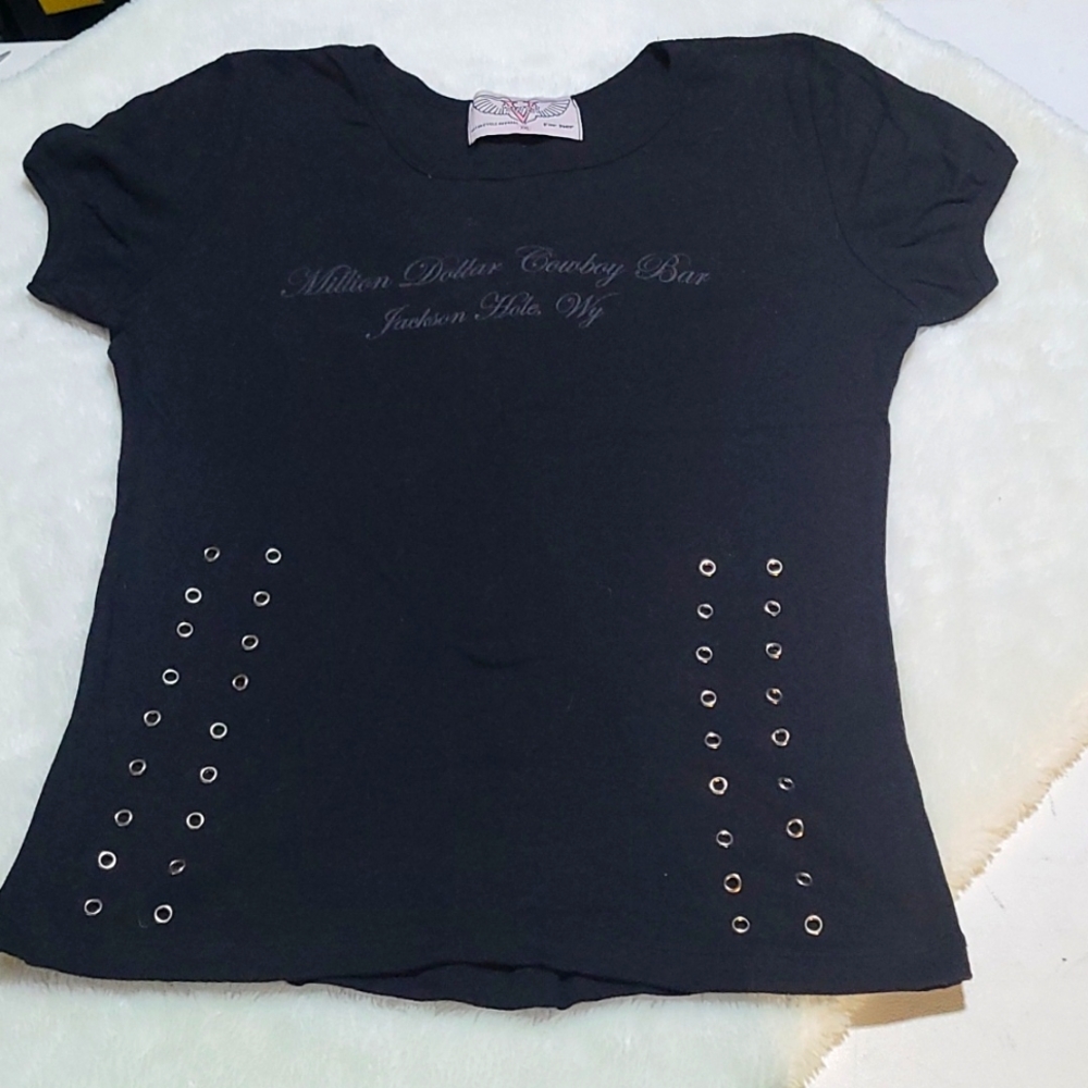 V-Twin Women's Black T-Shirt Size XXL
